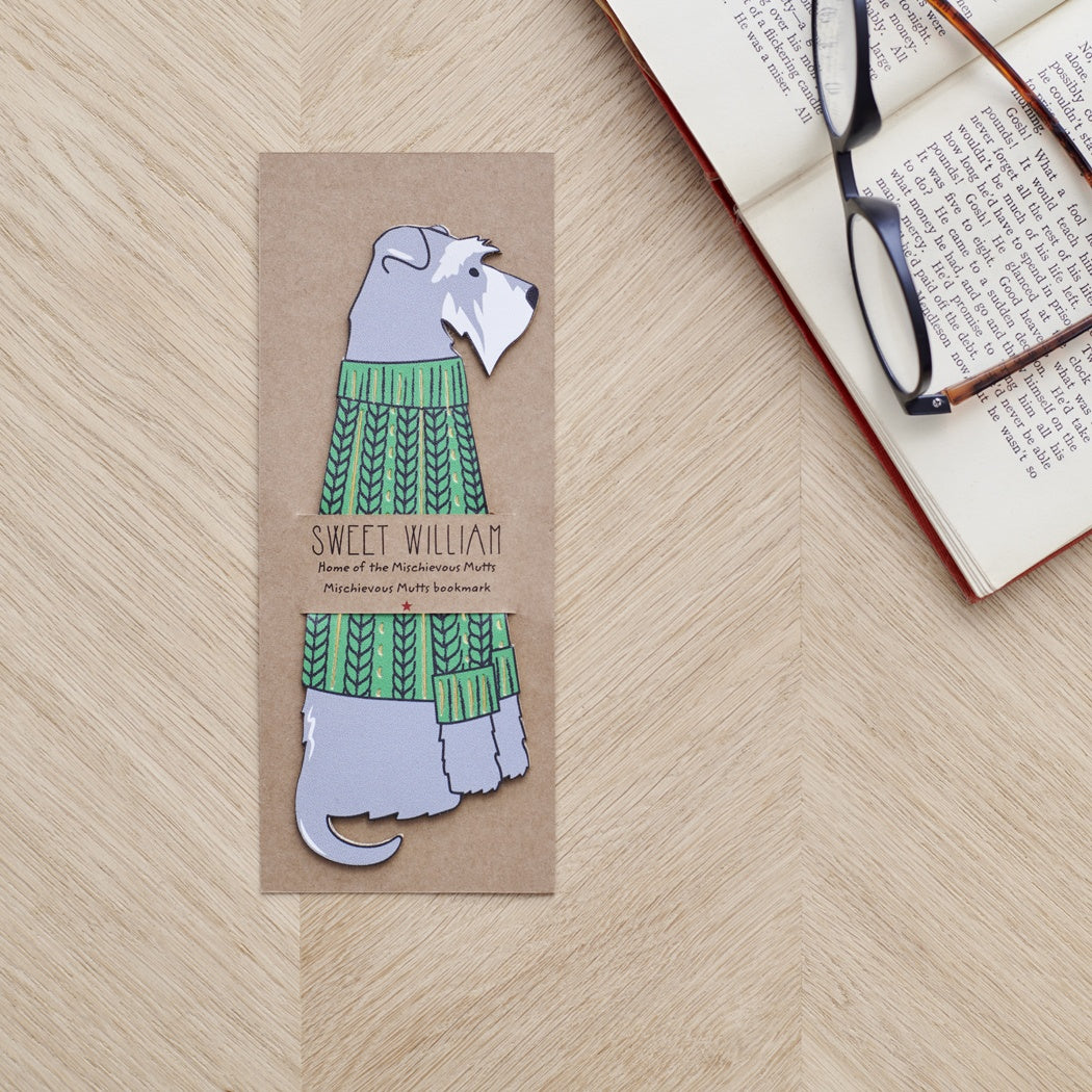 Grey Schnauzer Bookmark