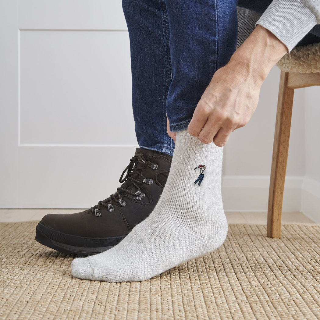 Golfer Sports Lover Wool Socks