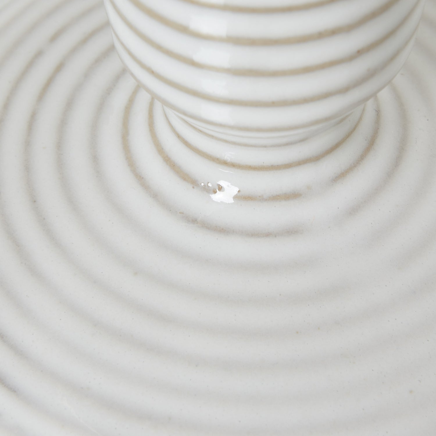 Ceramic Taper Candle Holder With Handle