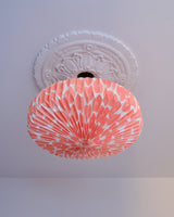 Origami Paper Lightshade Saucer 'Orange Sun Mask'