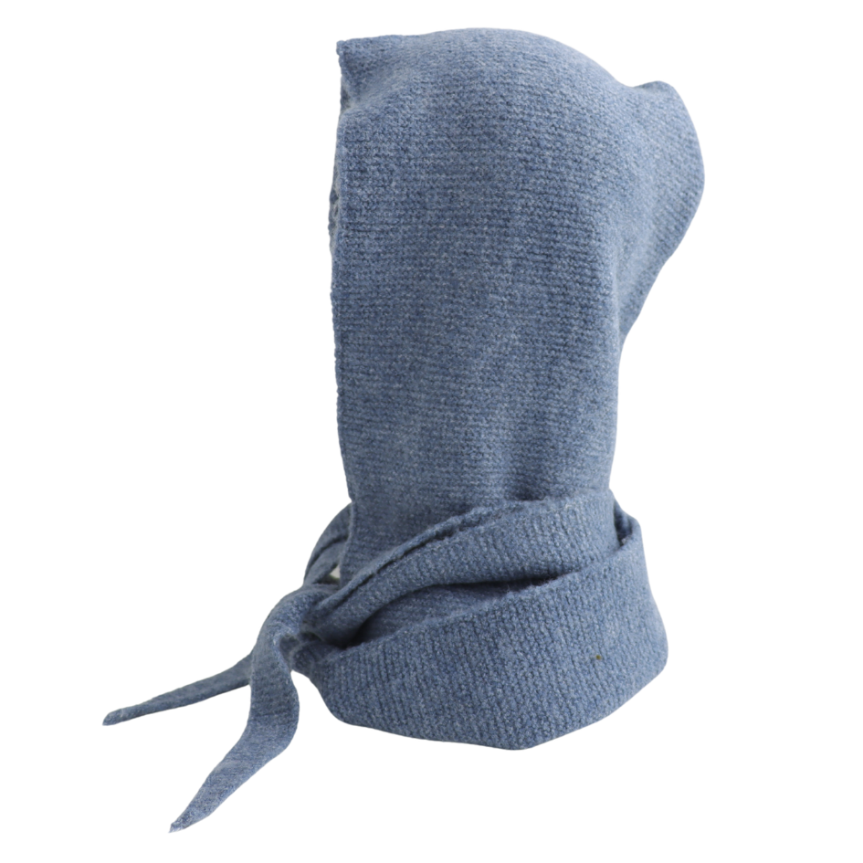 Hooded Scarf - Denim Blue