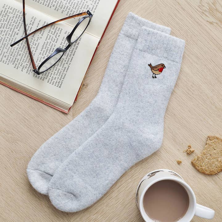 Sweet William - Robin Wool Gardening Socks