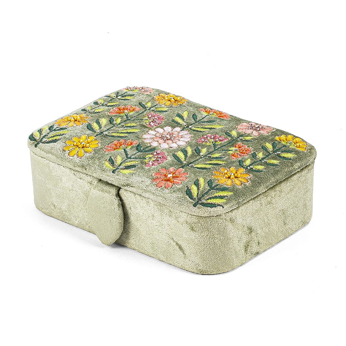 POM - Whispering Wildflower Sage Jewellery Box