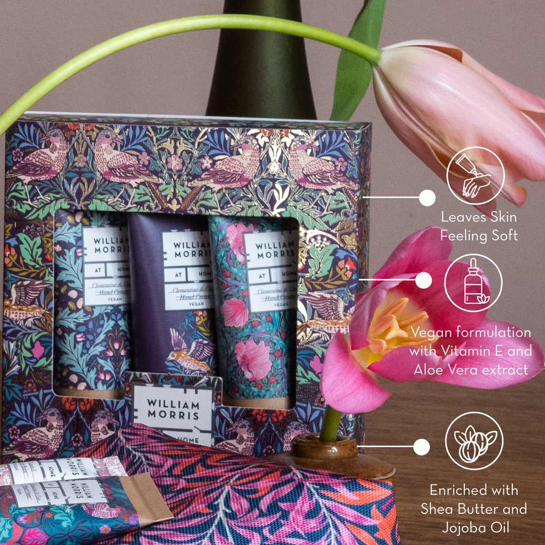 William Morris At Home Clementine & Clove 3 Hand Creams