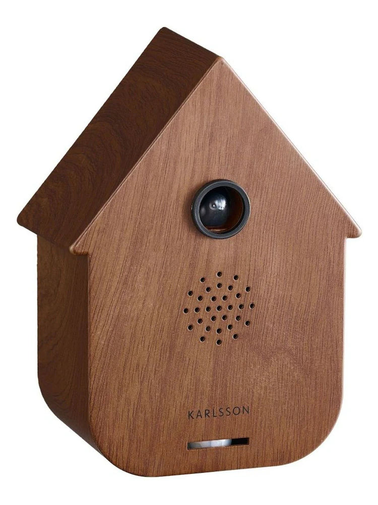 Karlsson Modern Cuckoo Sound Box, Dark Wood