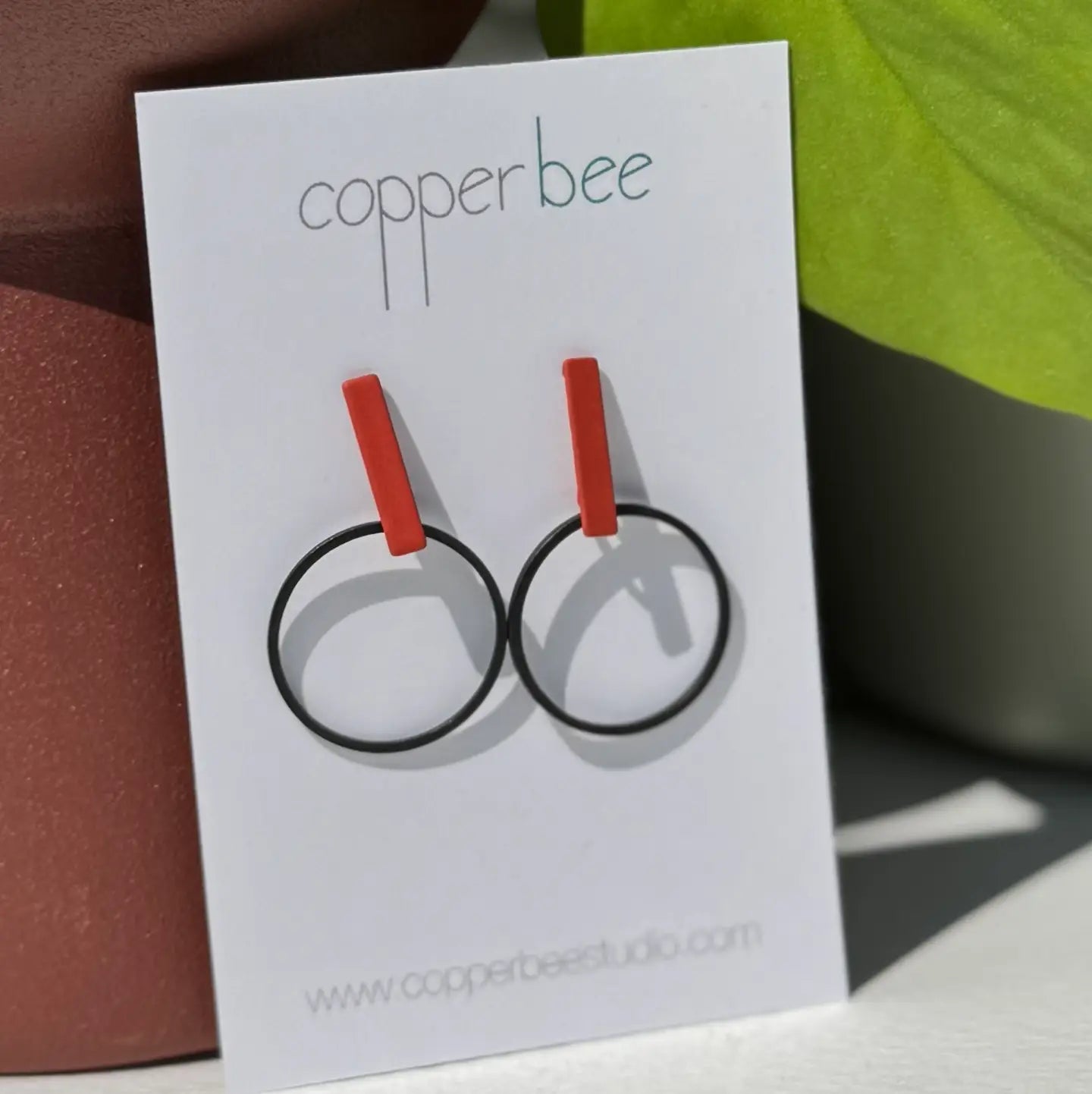Geo Earrings Bauhaus Inspired Geometric Studs