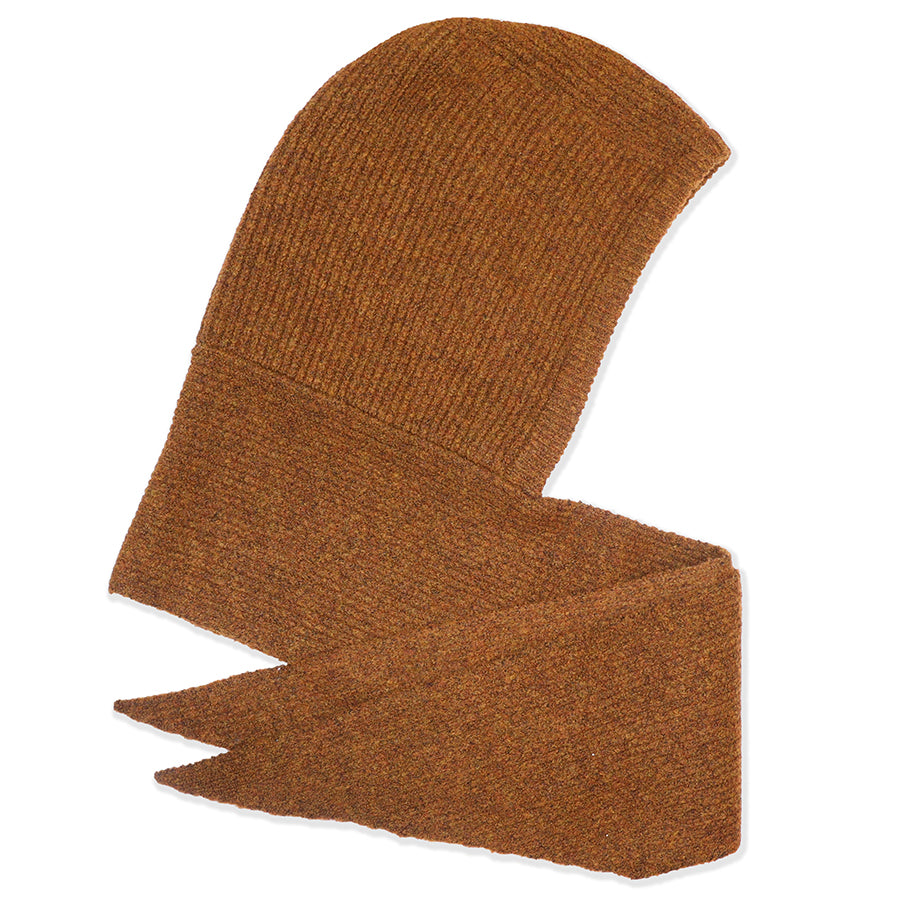 POM-Hermione Cosy Hood/Bonnet, Chestnut
