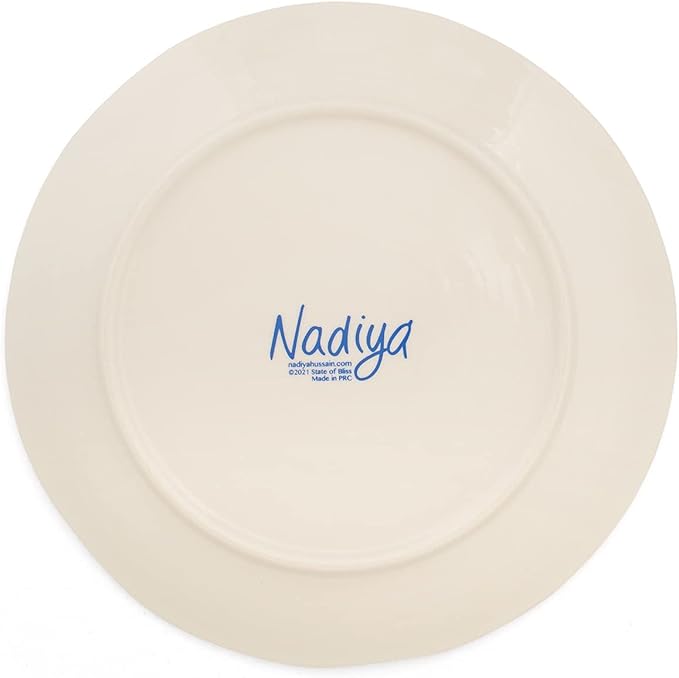 Nadiya Hussain -  Side Plate - Embossed Red