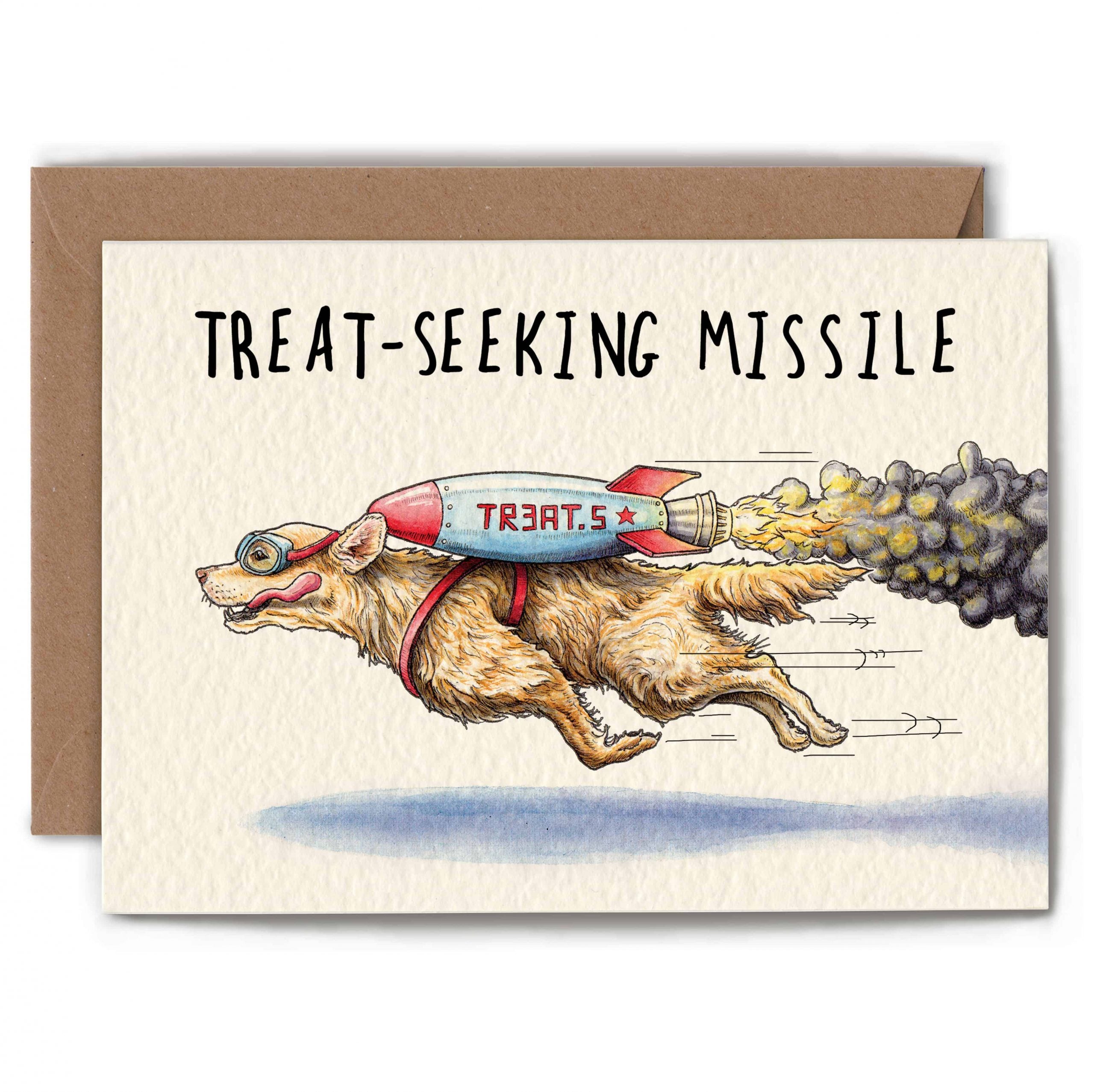 Treat Seeking Missile Card