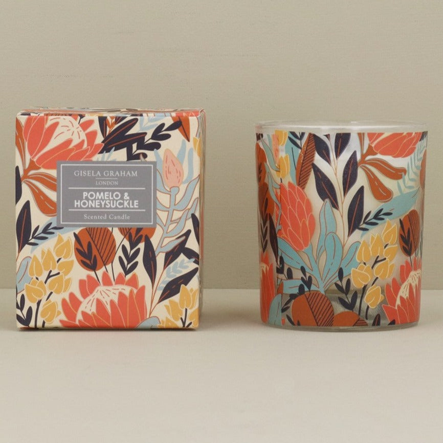 Pomelo & Honeysuckle Scented Candle