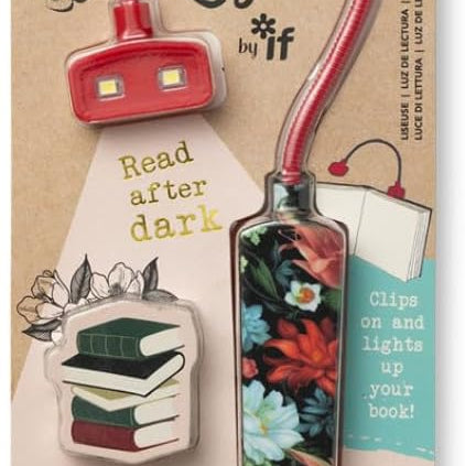 Book Lover's Reading Light - Dark Floral