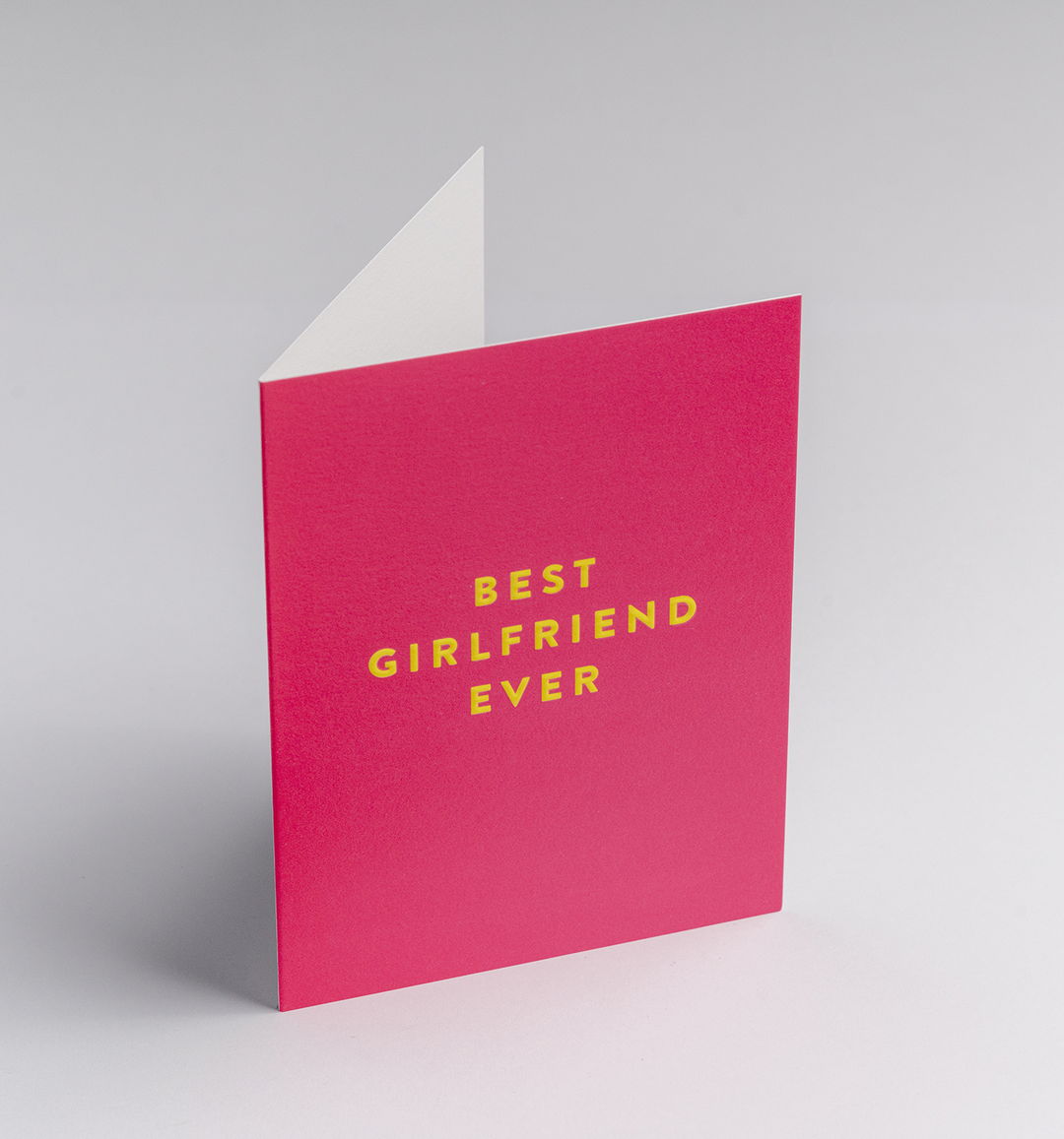 Best Girlfriend Ever Mini Card