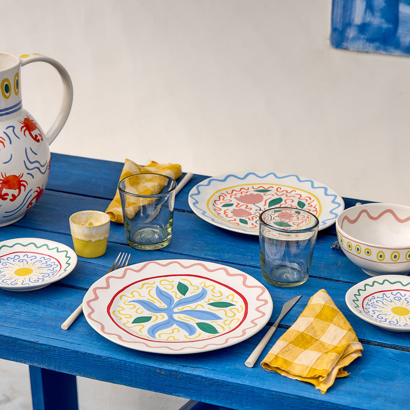 Dinner Plate Comporta Summer Bliss - Tulip White
