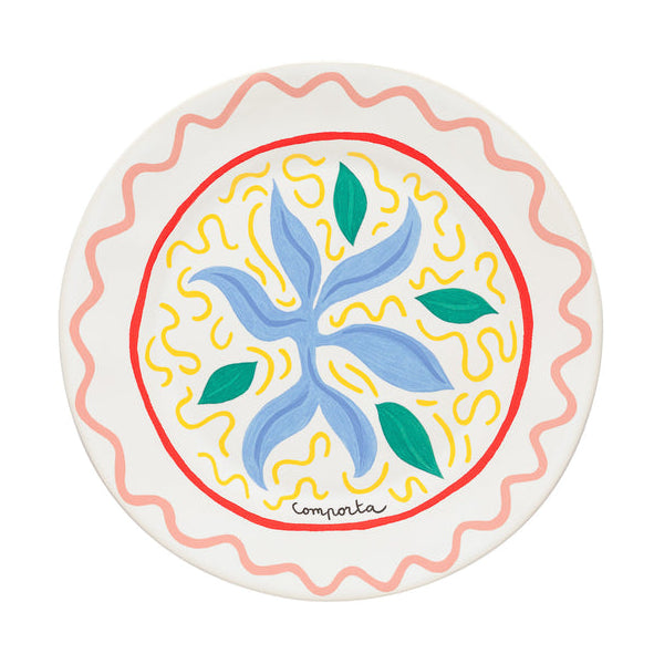 Dinner Plate Comporta Summer Bliss - Seaweed White