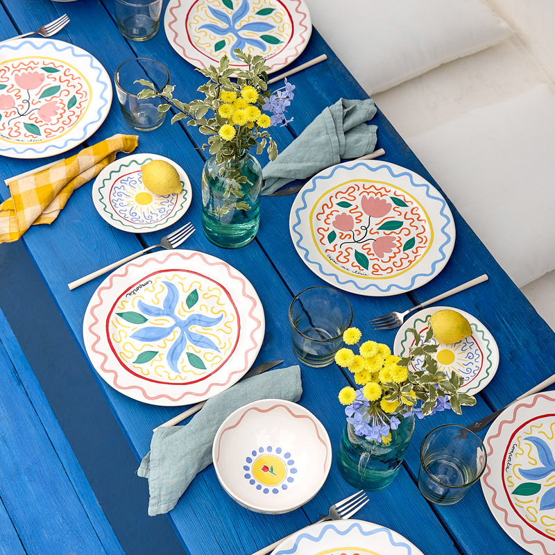 Dinner Plate Comporta Summer Bliss - Tulip White