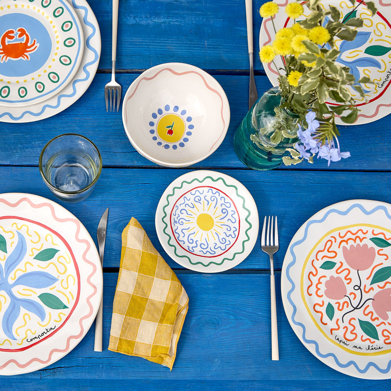 Dinner Plate Comporta Summer Bliss - Tulip White