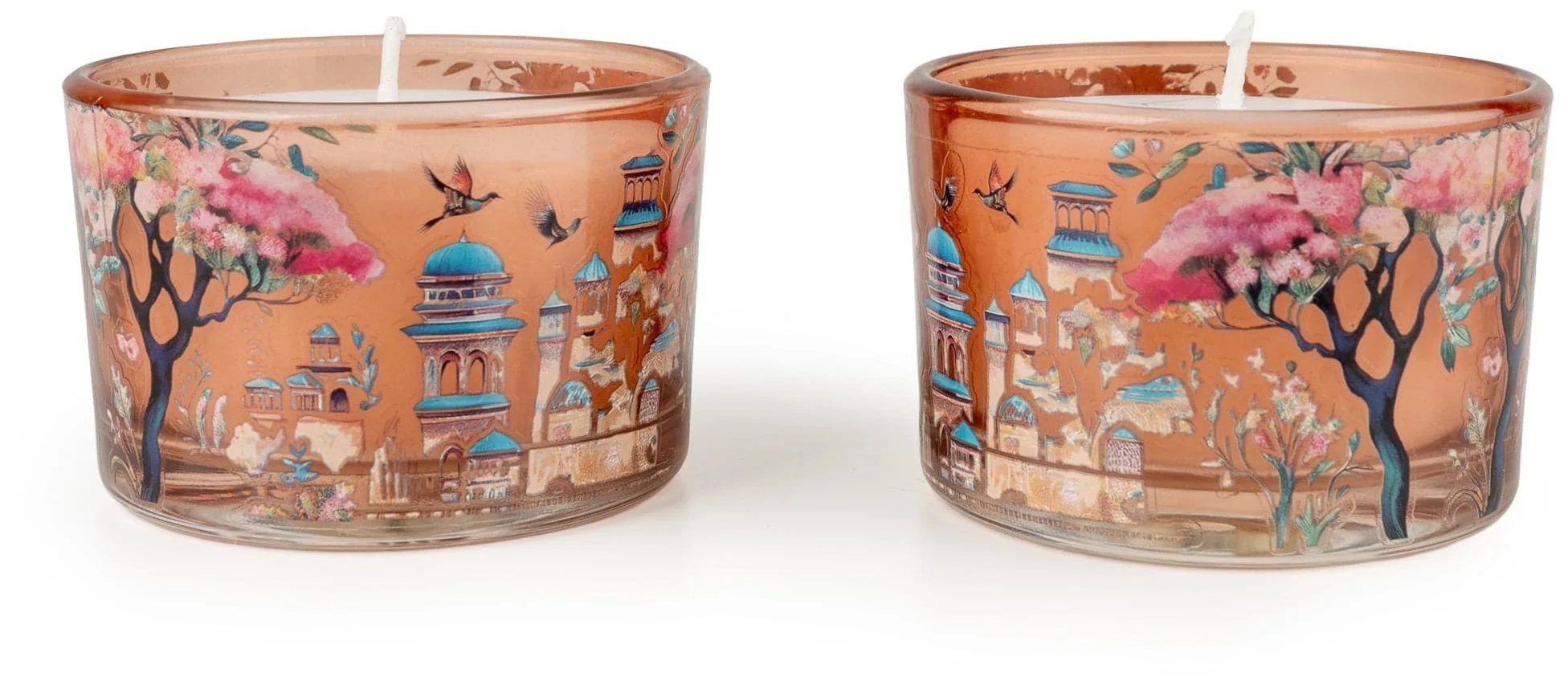 Candlelight The Silk Road Jhangye Set of 2 Candles