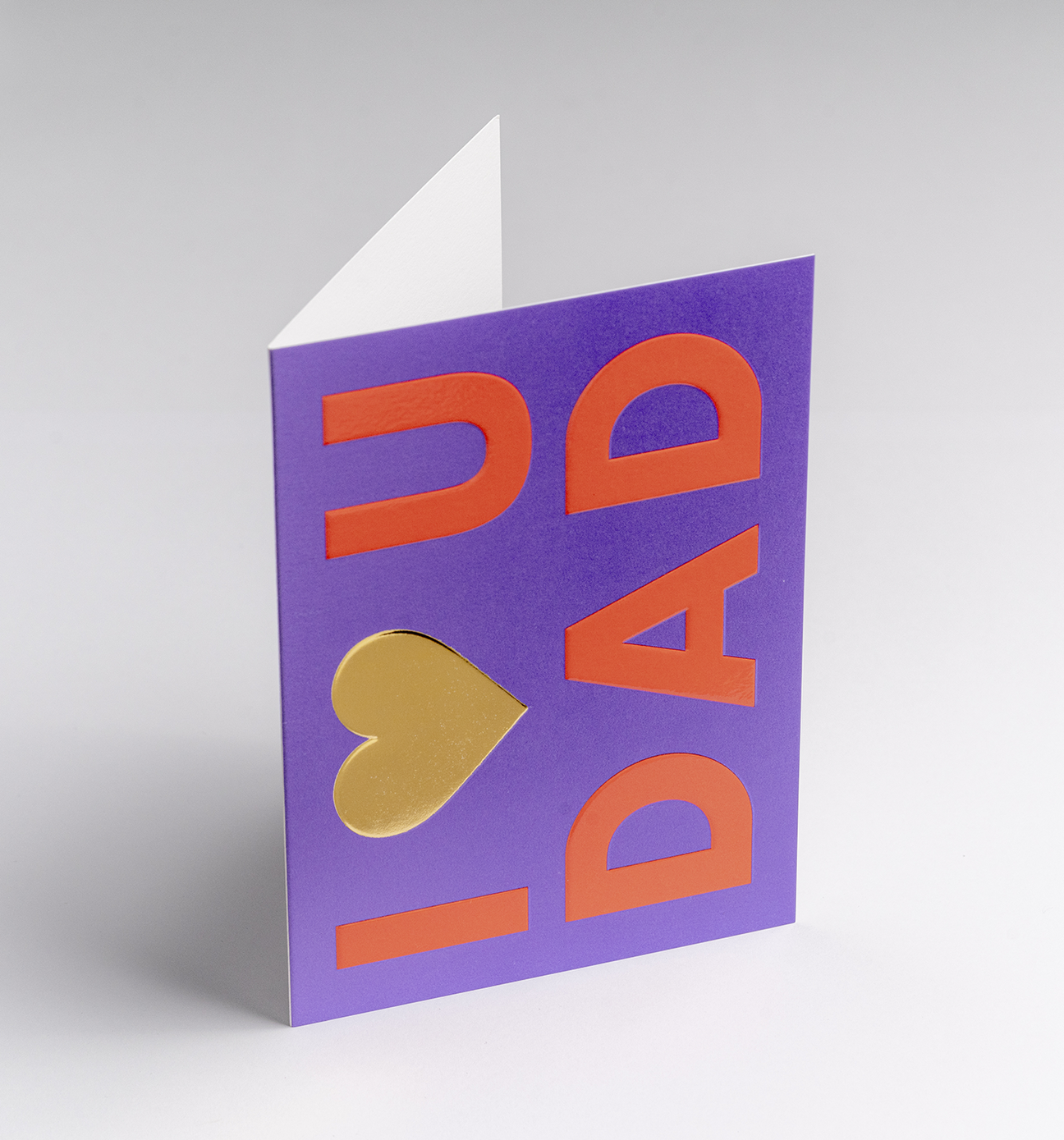 I Heart U Dad Father’s Day Card