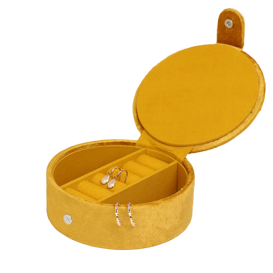 POM - Gold Velvet Bee Jewellery Box