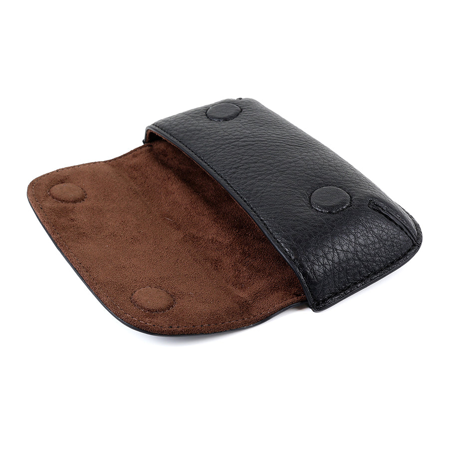 POM - Black Vegan Leather Glasses Case
