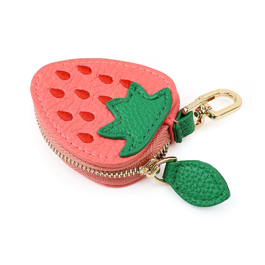 POM - Faux Leather Mini Purse - Strawberry