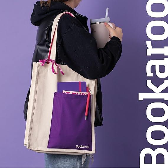 Bookaroo Tote Bag - Purple & Pink