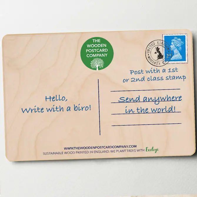 The Wooden Postcard Company - Spaniel Postcard