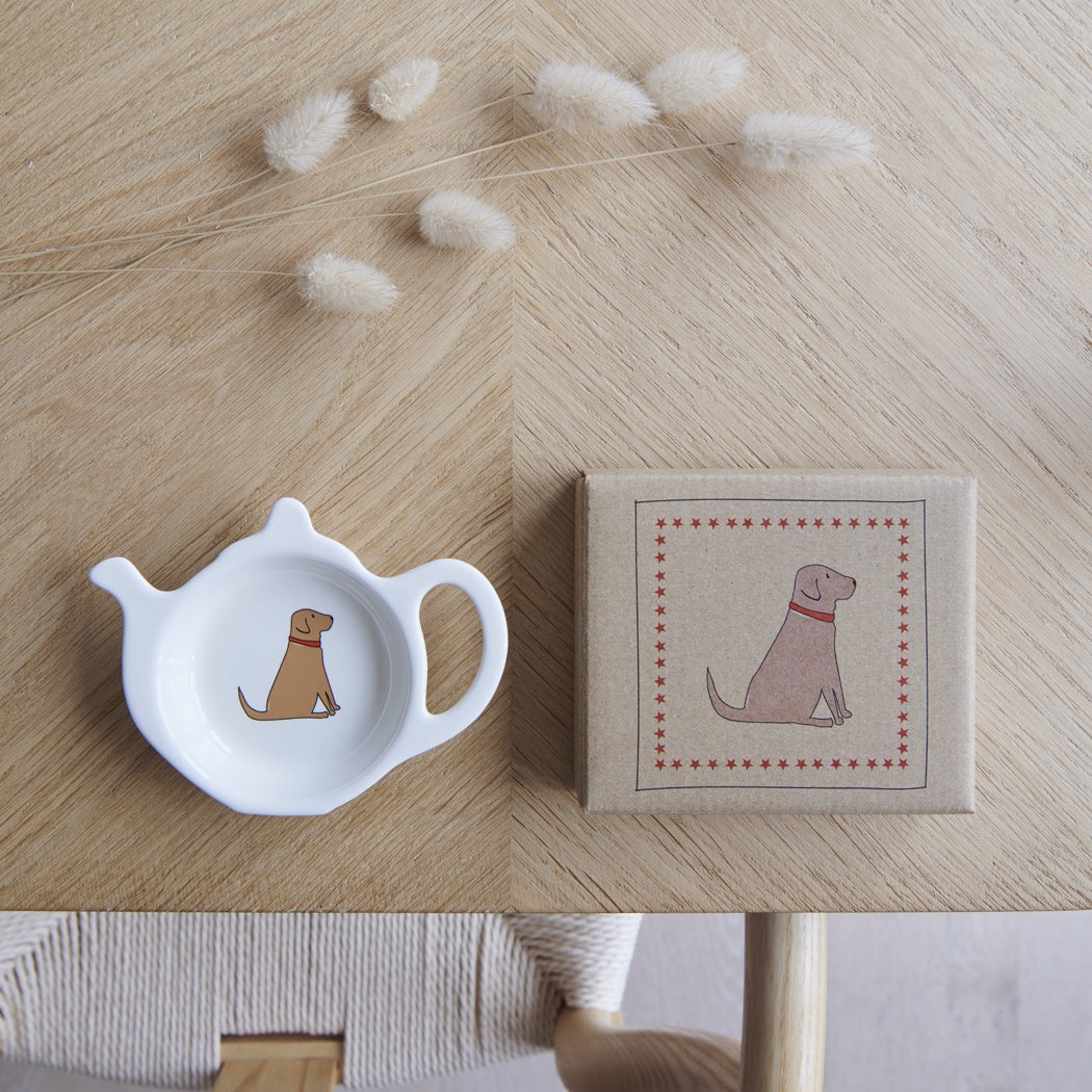 Fox Red Labrador Teabag Dish