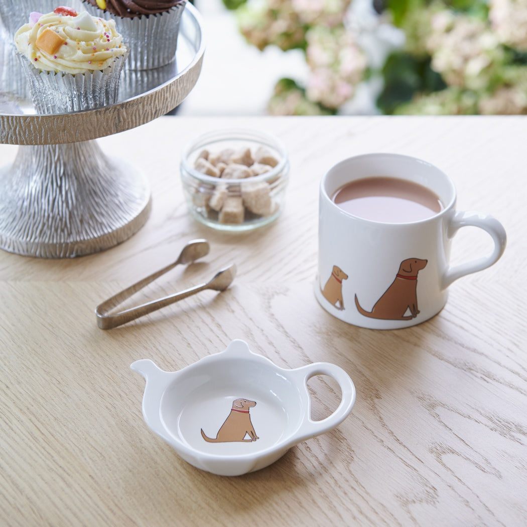Fox Red Labrador Teabag Dish