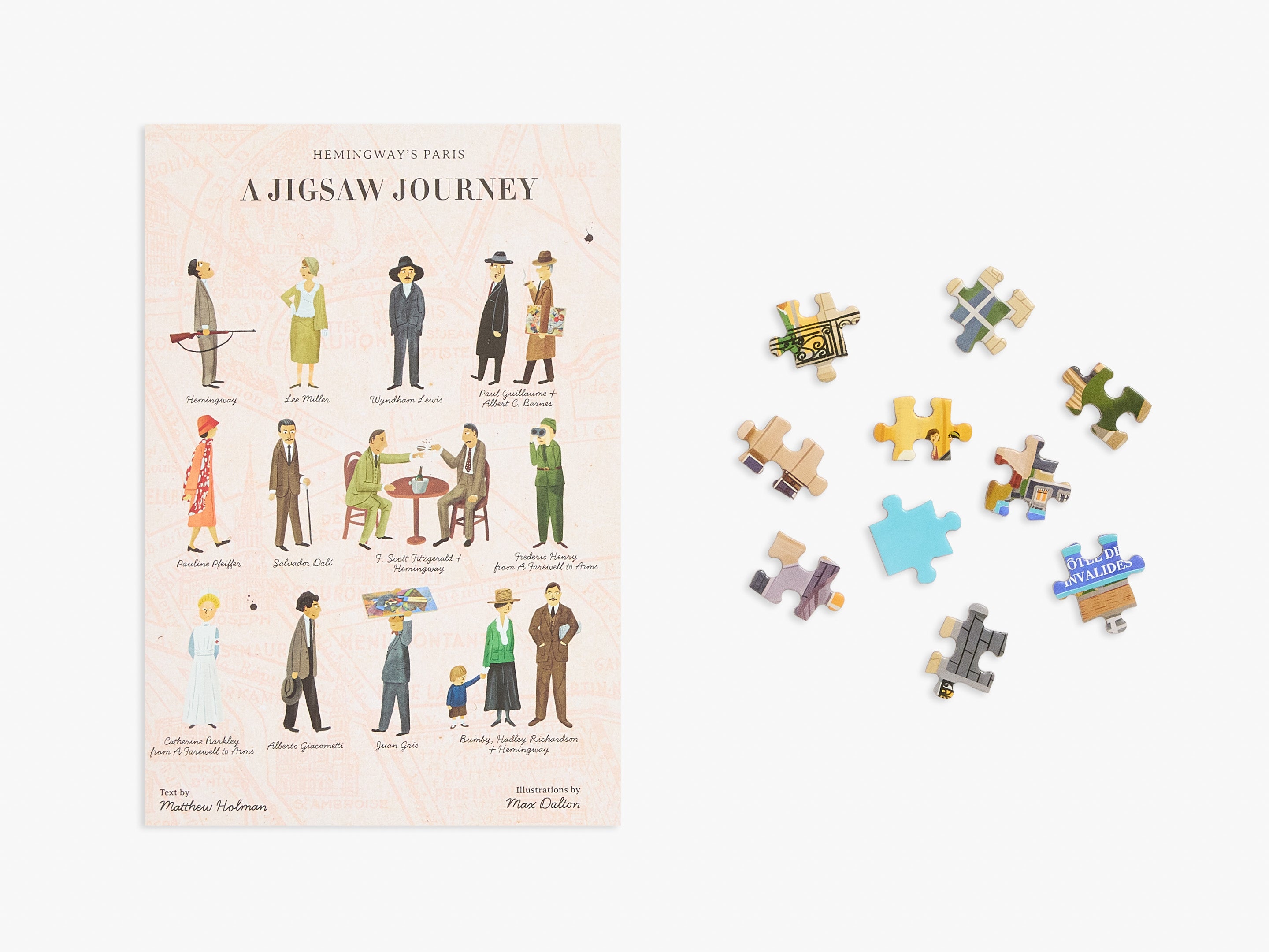 Hemingway's Paris- A Jigsaw Journey - 1000 piece Jigsaw Puzzle