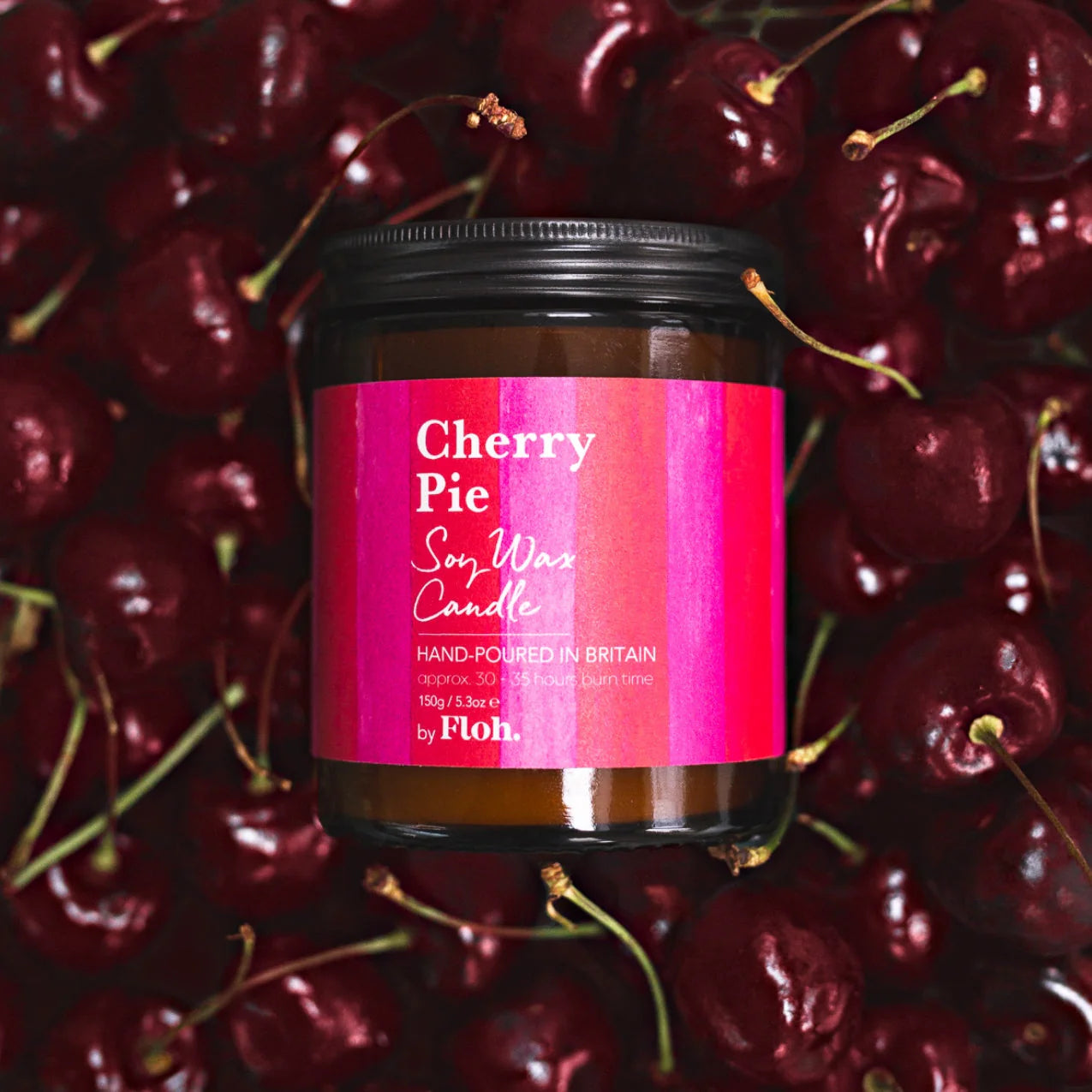 Cherry Pie Apothecary Candle by Floh.