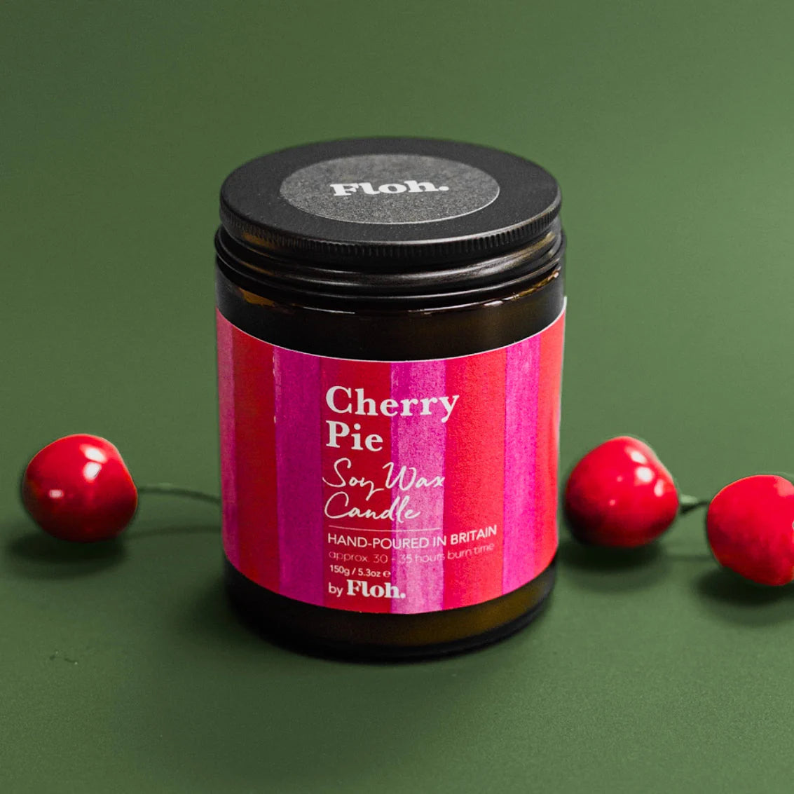 Cherry Pie Apothecary Candle by Floh.
