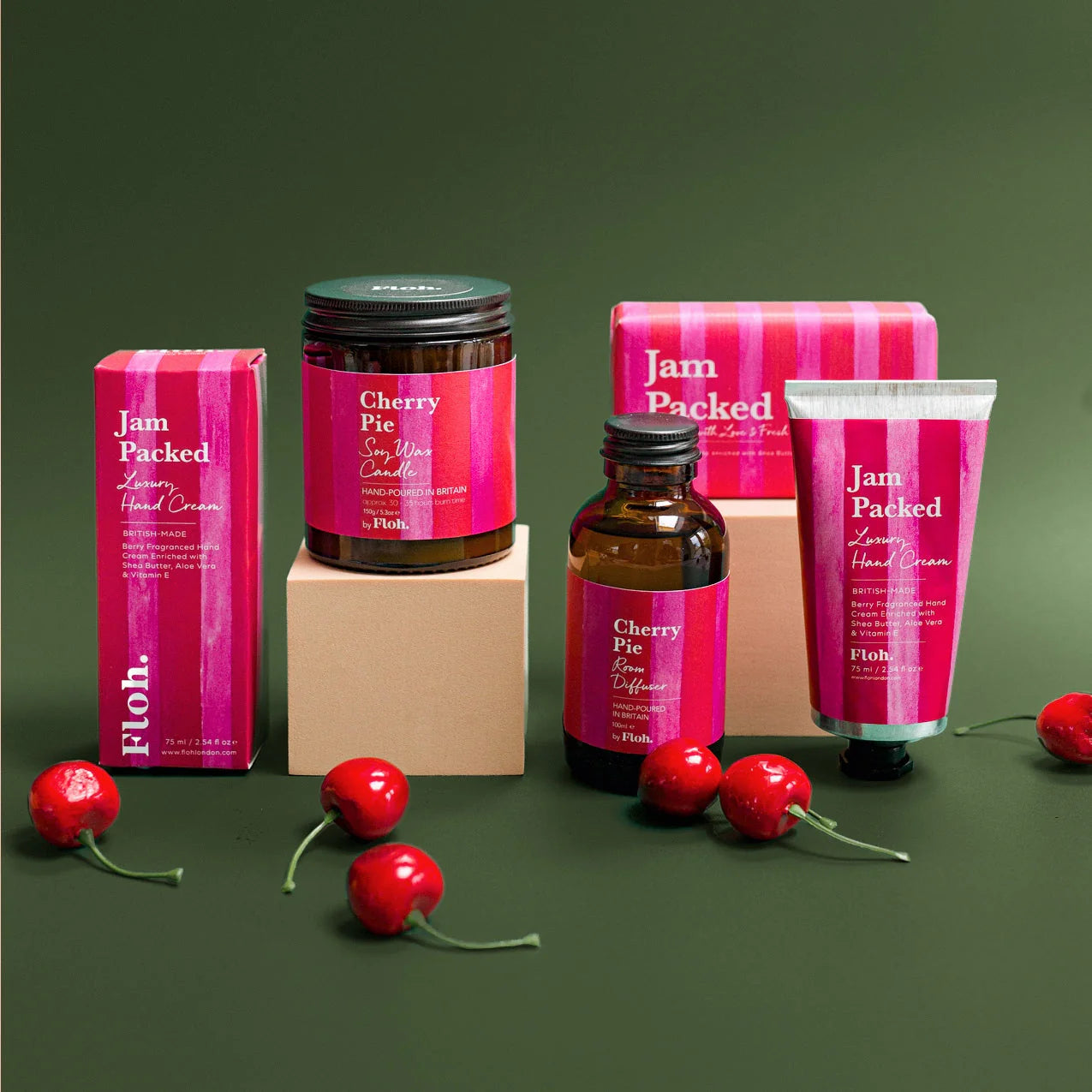 Cherry Pie Apothecary Candle by Floh.