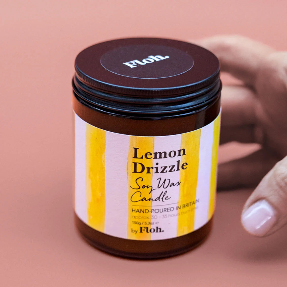 Lemon Drizzle Apothecary Candle by Floh.
