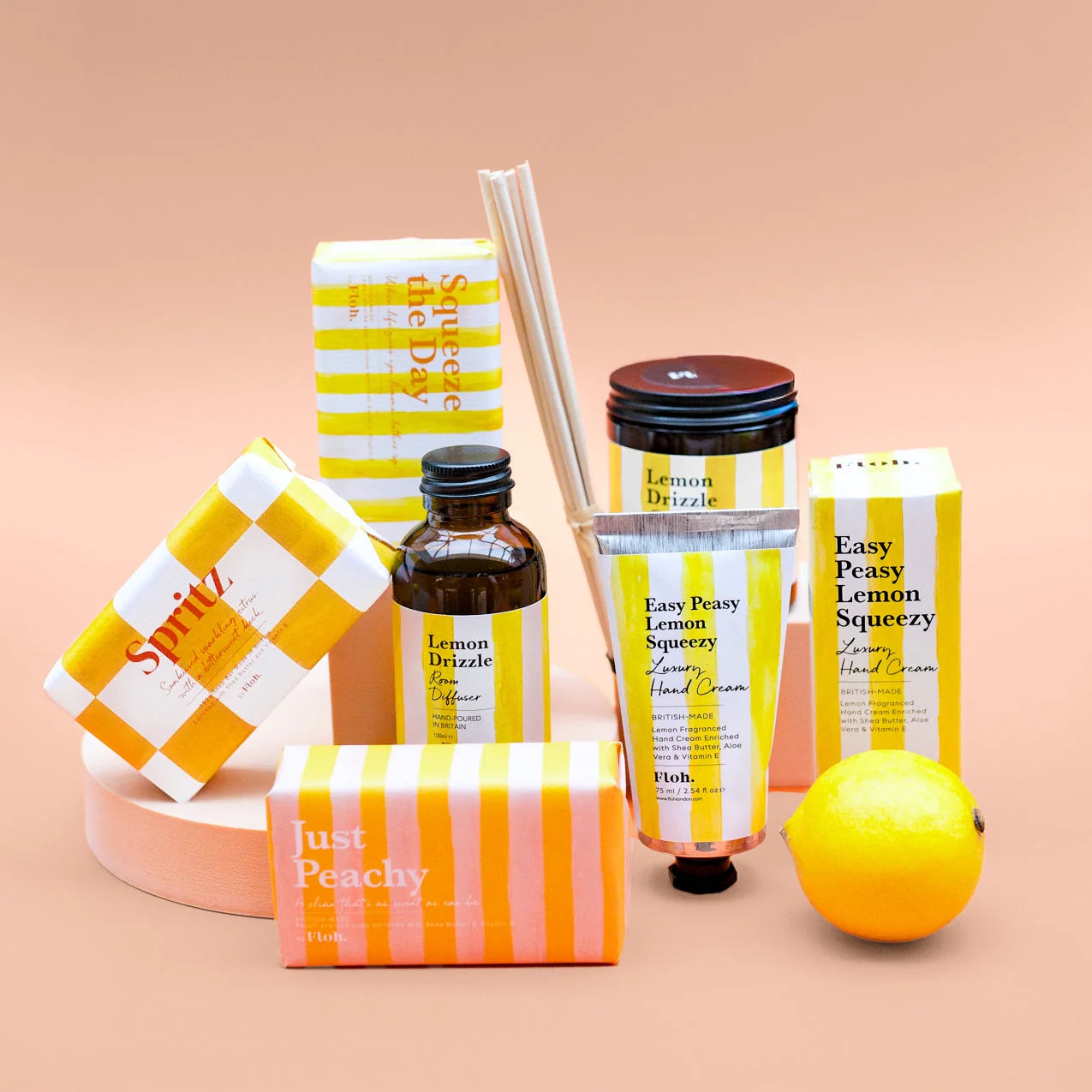 Lemon Drizzle Apothecary Candle by Floh.