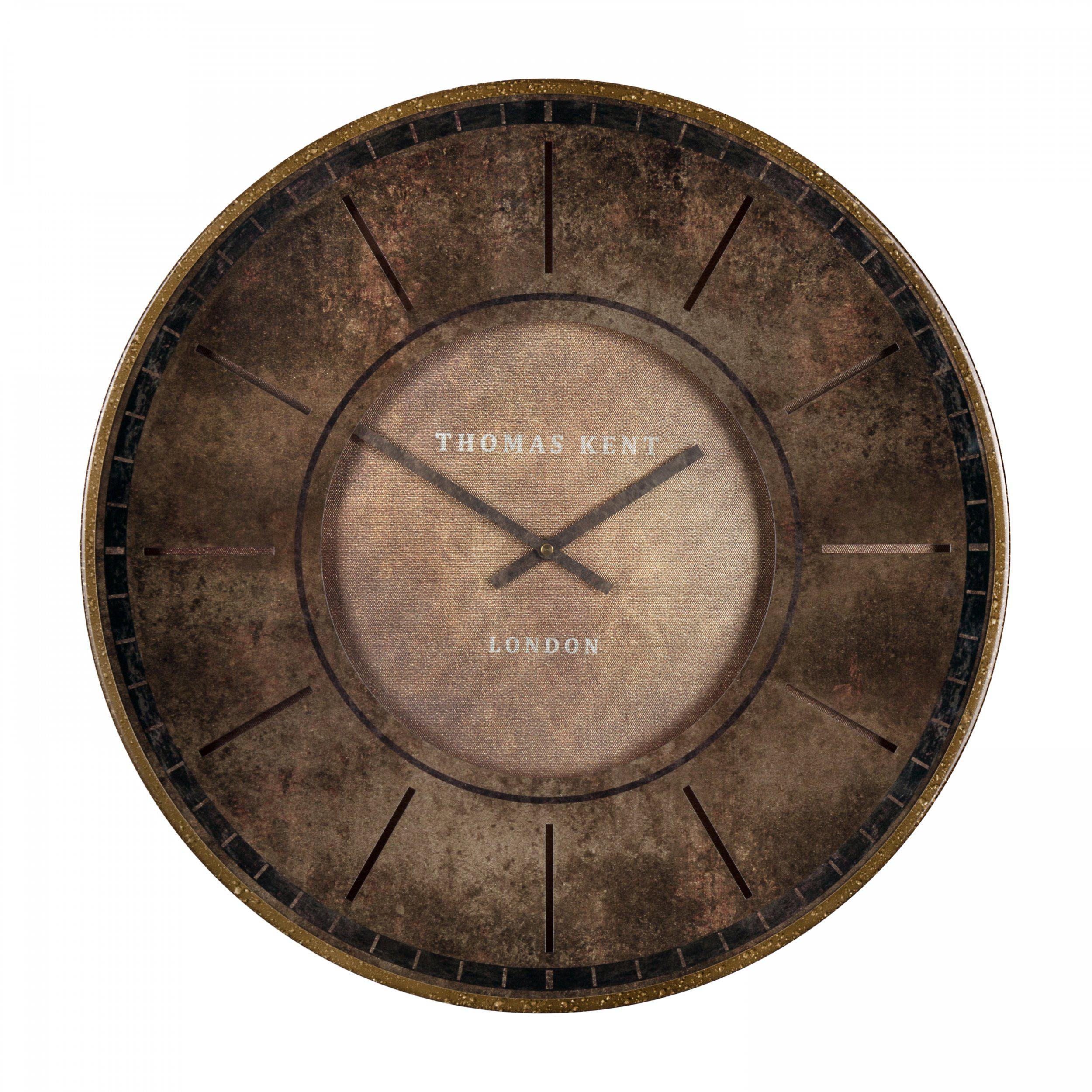 21" Florentine Wall Clock Leather