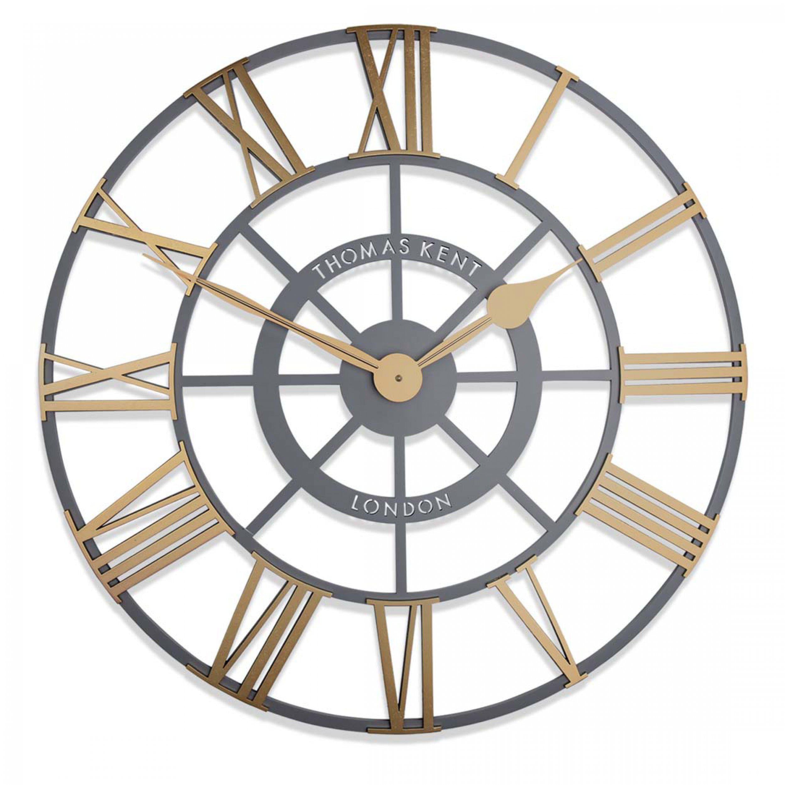 24" Evening Star Grand Clock Brass