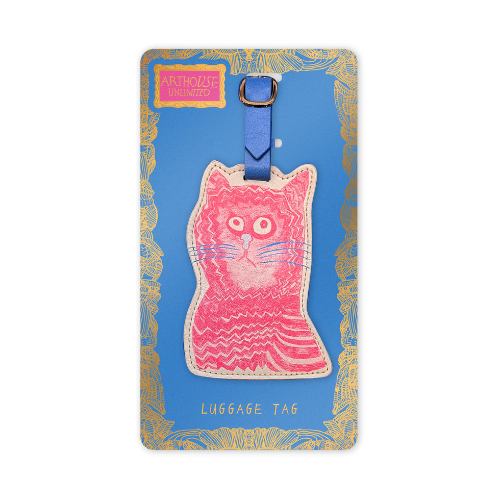 Miaow For Now Luggage Tag