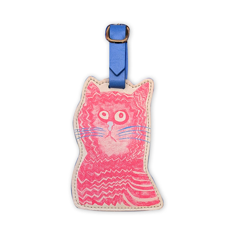 Miaow For Now Luggage Tag