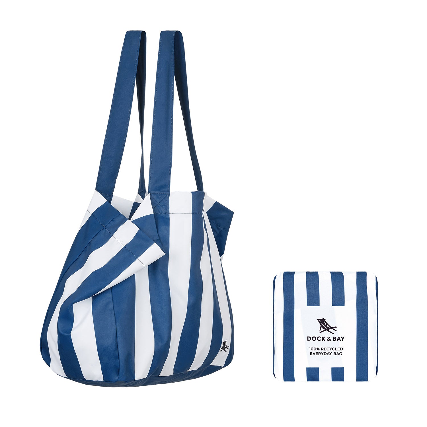 Foldaway Tote Bags - Whitsunday Blue