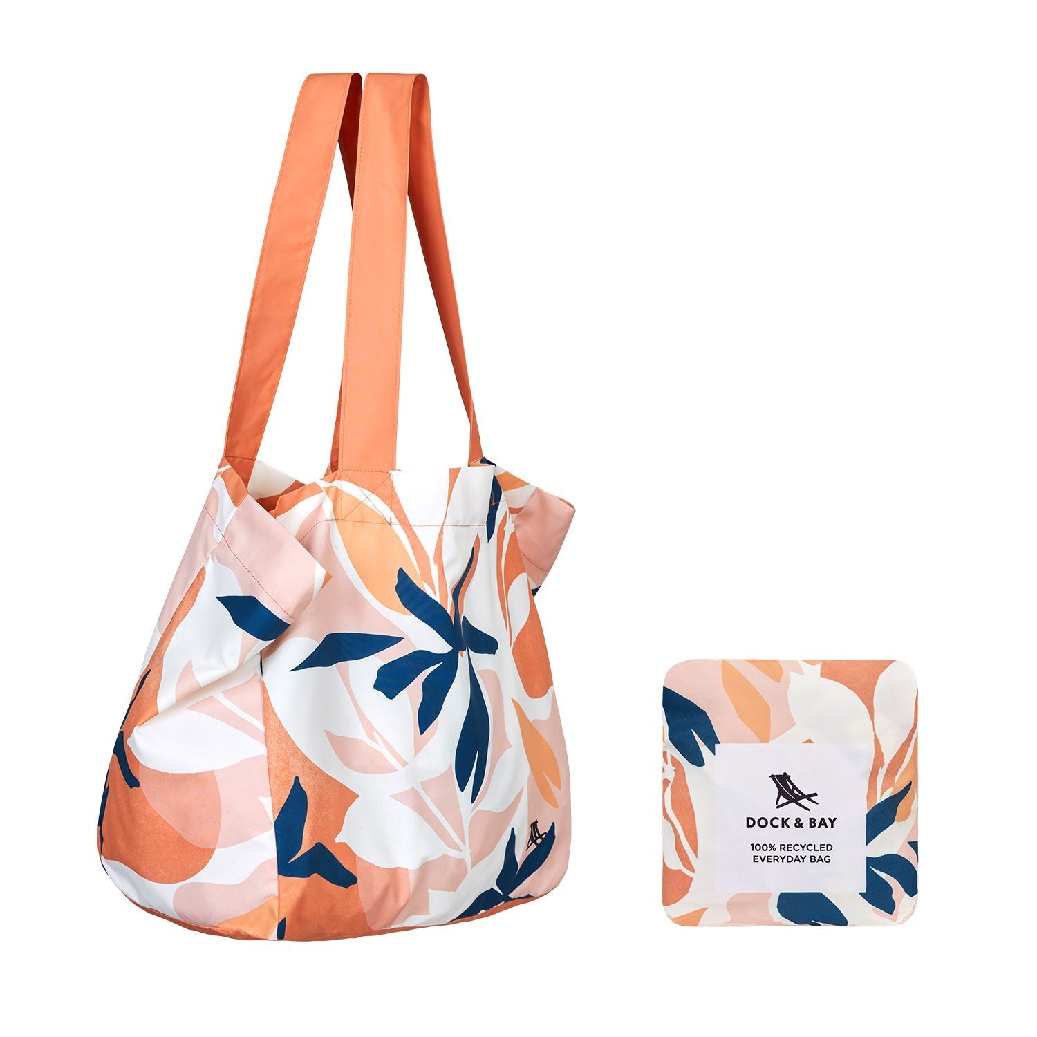 Foldaway Tote Bags - Terracotta Tropics