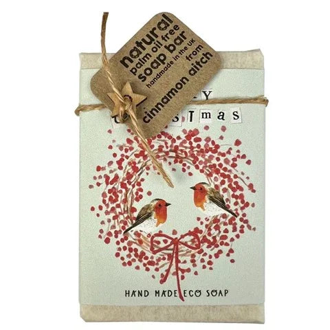 Jolly Robin Wreath Christmas Gift Box