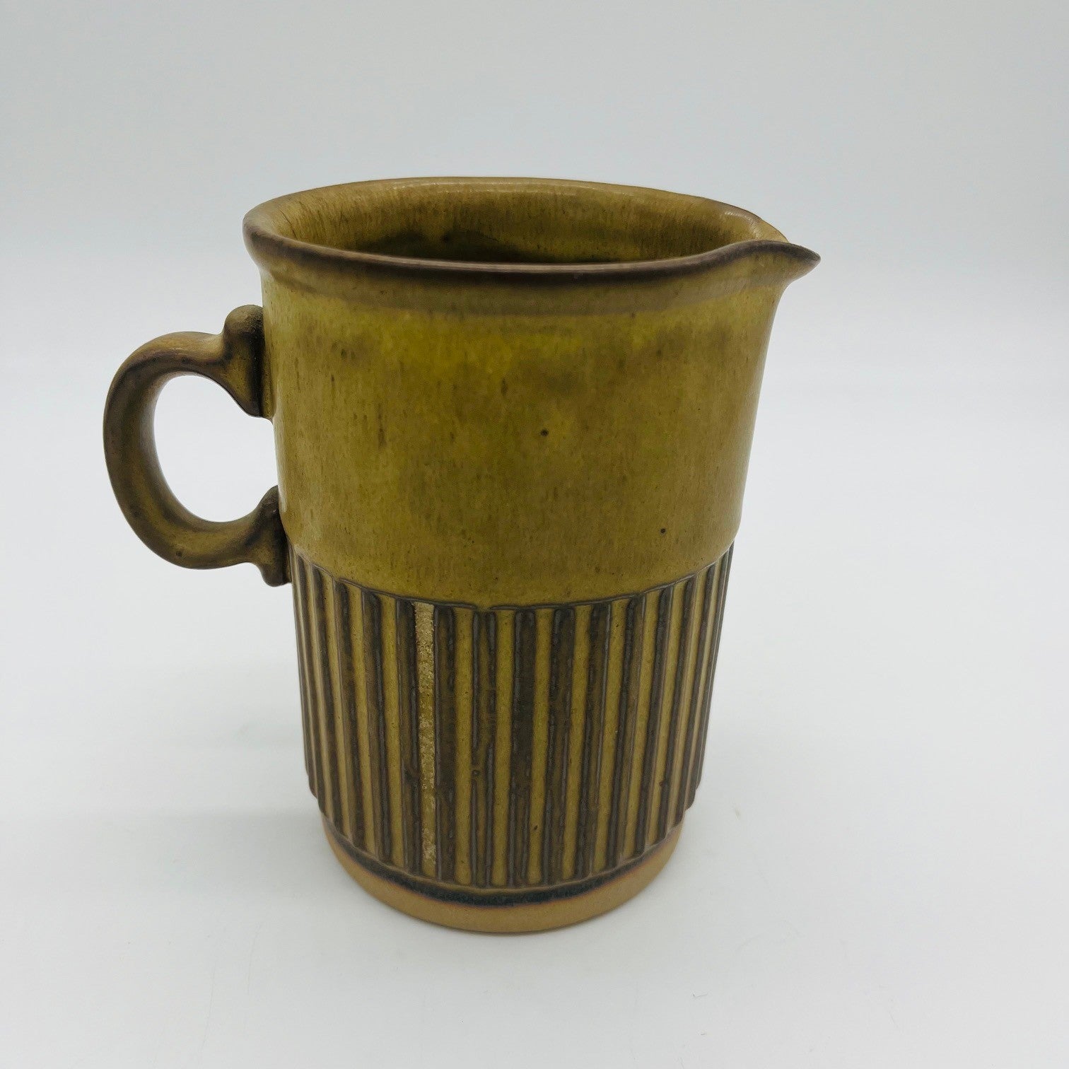 Studio Pottery Jug & Matching Beakers x 4