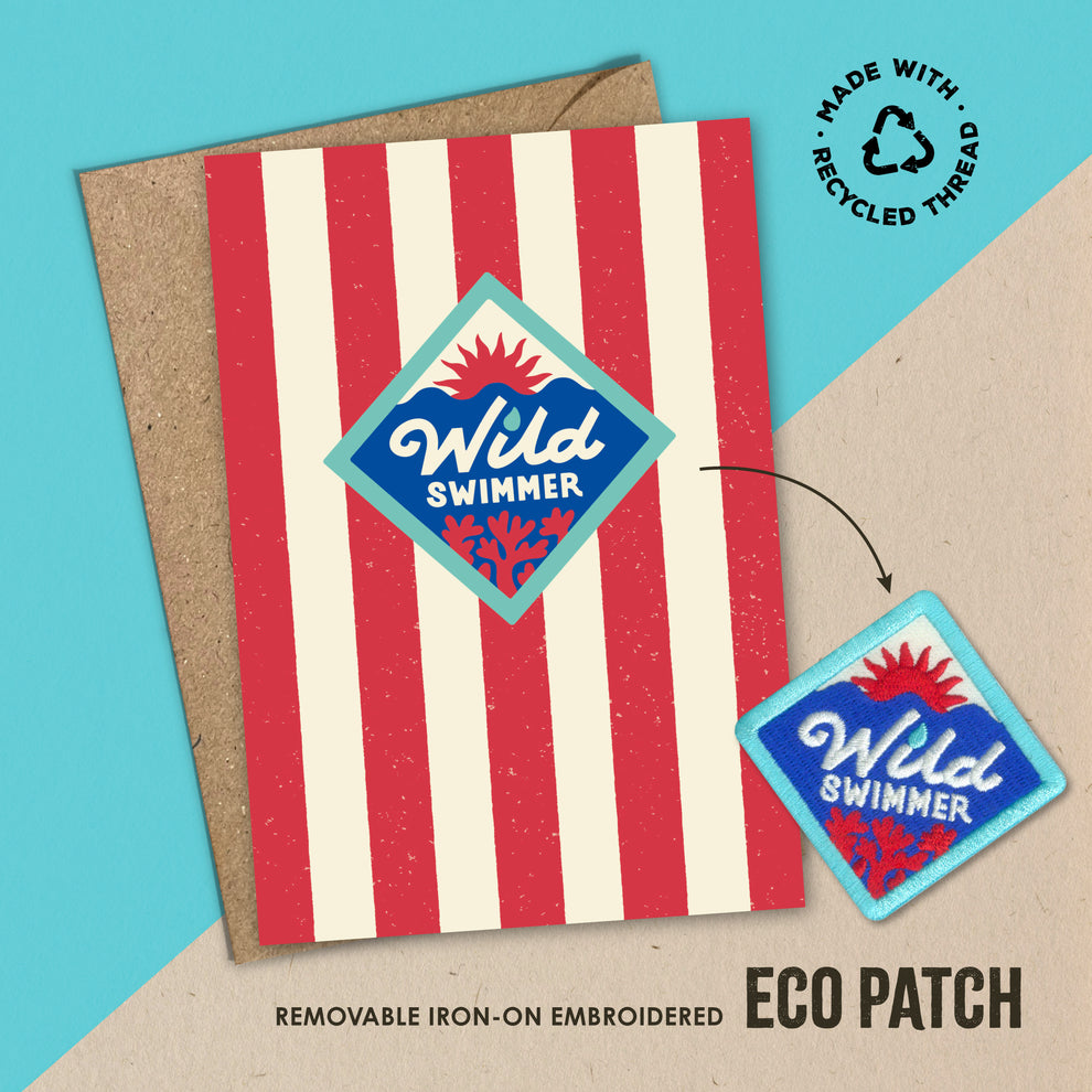 Wild Swimmer Eco Patch Card