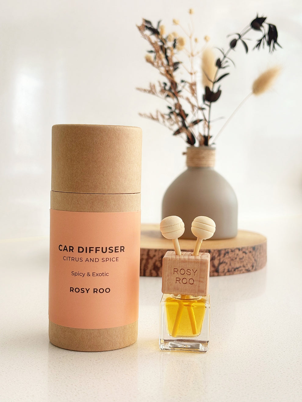 Rosy Roo Car Diffuser Air Freshener
