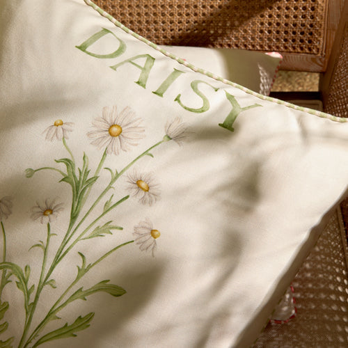 Daisy Printed Outdoor Cushion Green