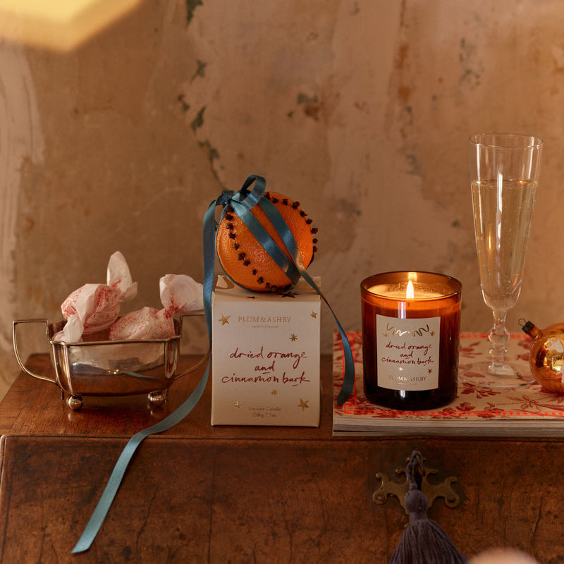 Plum & Ashby - Dried Orange & Cinnamon Bark Candle