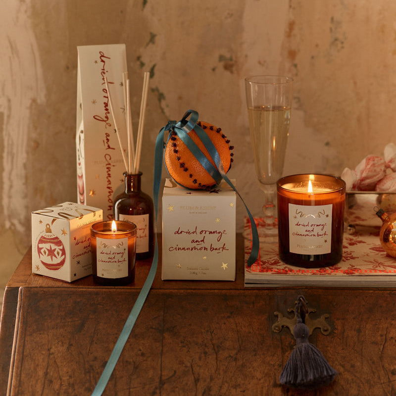 Plum & Ashby - Dried Orange & Cinnamon Bark Candle