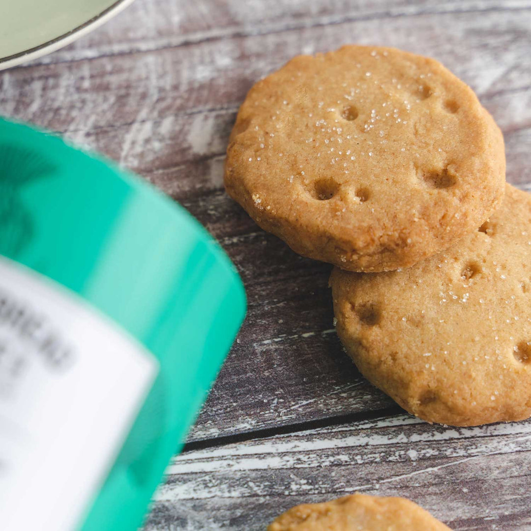 Truly Handmade Shortbread Biscuits with Warming Stem Ginger - 140g