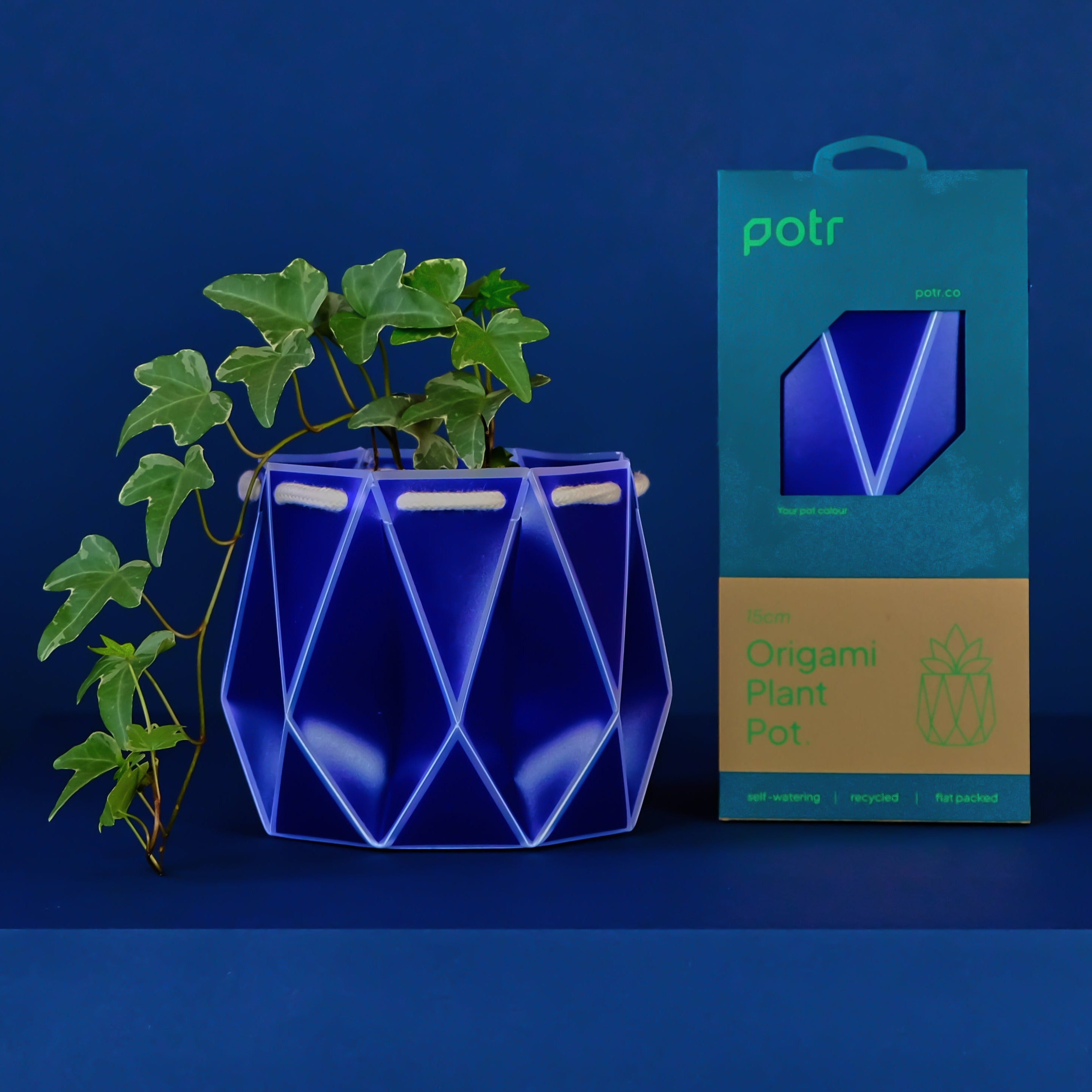 POTR Pot - Navy Ink Blue 15cm